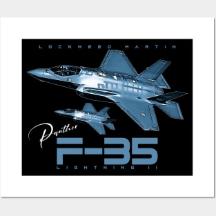 f 35 lightning ii usaf fighterjet Posters and Art